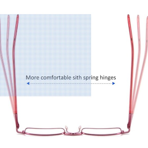 REAVEE 2 Pack Slim Pen Reading Glasses for Men Women, Small Pocket Size Tube - Picture 5 of 6